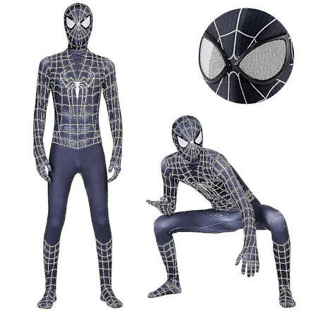 Heldrakt for menn, voksen, superhelt-rollespill, jumpsuit, fancy dress