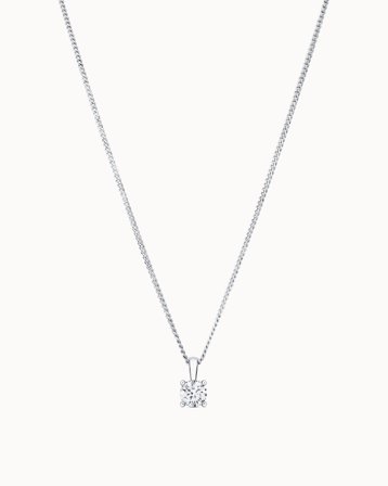 Naturligt Diamanthalsband Sophie 18K Platina 0.30 Carat - Smycken från Vanbruun