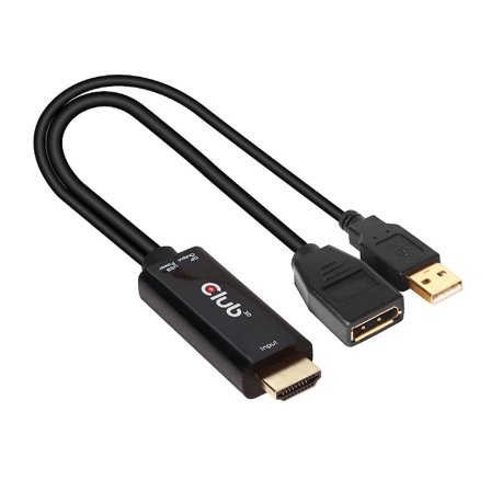 Club 3D video adapter - DisplayPort / HDMI - 25 cm