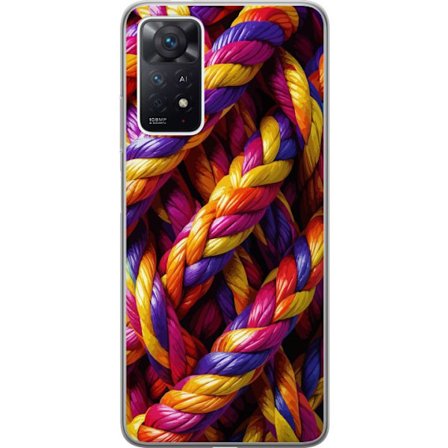 Kompatibelt Mobilskal till Xiaomi Redmi Note 11 Pro Färgstarka rep