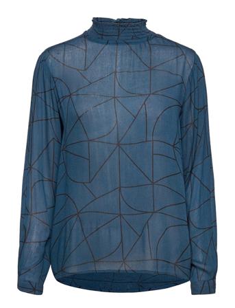 Kaaroa Amber Blouse Blue Kaffe