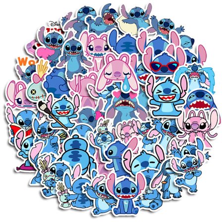 50 ark med Star Wars Stitch tegneserie bagagemærkat notesbog w