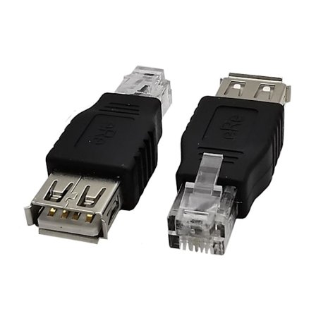 Usb-liitin Rj11 4-napainen verkkosovitinmuunnin puhelinliitin Af 6p2c-liitin