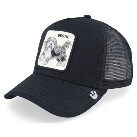 Goorin Bros. - Nero trucker Cappellino - The Bestie Dog Seasonal Core Black A-Frame Trucker @ Hatstore