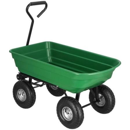 Kippipuutarhakärry - SPRINGOS - Suurin kuormitus 250 kg - Vihreä Grön