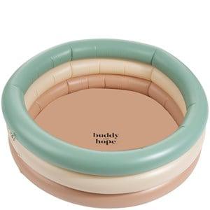 Buddy & Hope Baby pool Stripes Multi 90 cm 6 months - 4 years - Water toys - 6 months - 4 years - Green