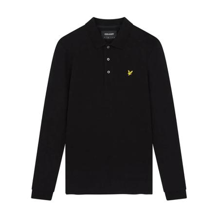 Lyle & Scott Polo Shirt , Zwart , Heren , Maat: M