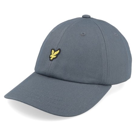 Lyle & Scott - Gris unconstructed Gorra - Baseball Cap Gunmetal Dad Cap @ Hatstore