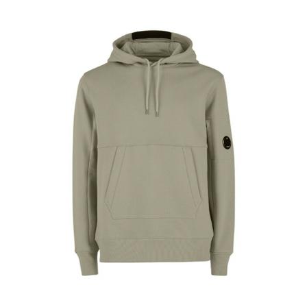 C.p. Company Diagonal Raised Fleece Arm Lens Popover Hoody inbo, unisex Hættetrøjer