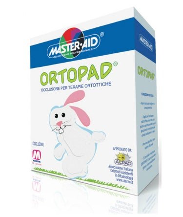 Cerotto Oculare Ortottica Ortopad Bianco Taglia M 50 Pezzi