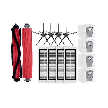 Reservedele til robotstøvsuger Q5, Q5+, tilbehør til hovedbørste, sidebørste, filter og støvpose