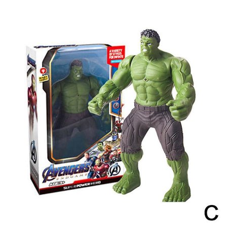 Plastikfigurer Modell Ironman Man Superhelt Glow Figur Leke Gaver Til Gutter[GL]