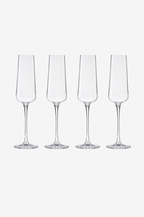 Mischa Billing - Champagneglass 4-pk Mischa - Natur - Vinglass - Fra Homeroom