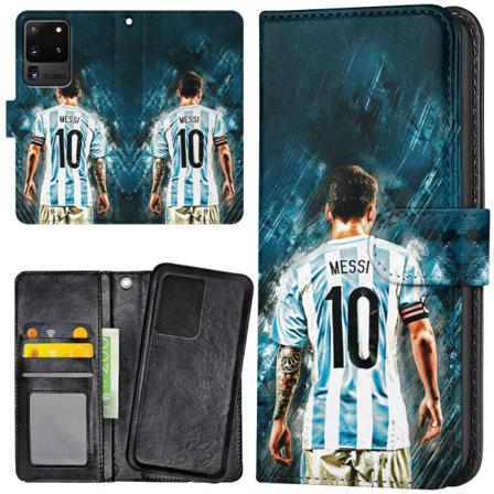 Samsung Galaxy S20 Ultra - Lommebok Deksel Messi