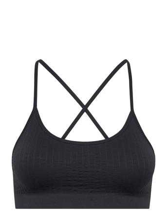Seamless Bra Top Lingerie Bras & Tops Sports Bras - ALL Svart Filippa K Soft Sport
