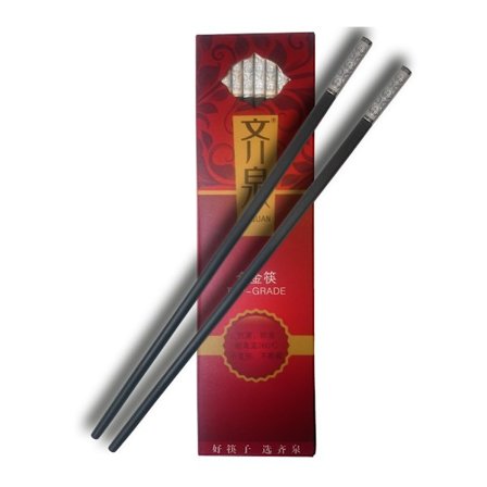 Ätpinnar - Silveremblem Stor 10 par