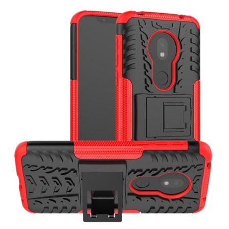 Offroad Motorola Moto G7 Play skal - Röd Röd