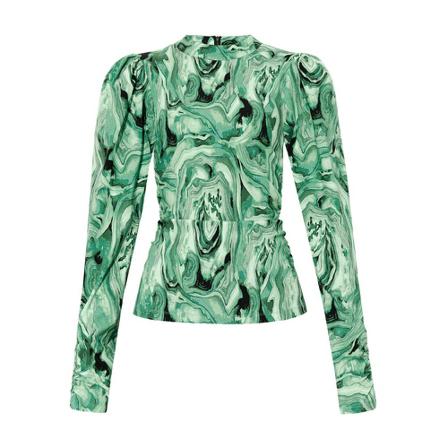 Gestuz, Blouses Groen, Dames, Maat:M