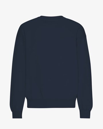 Organic Oversized Crew - Navy Blue - Male - S
