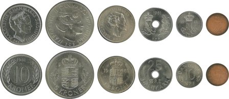Danmark 1981 - Bank møntsæt