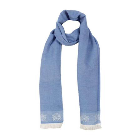 Church's, Winter Scarves Blauw, unisex, Maat:ONE Size,wol