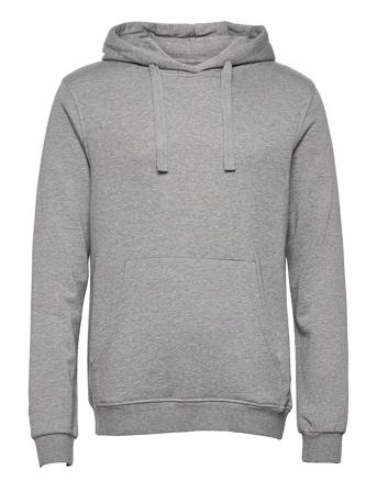 Bamboo Hoodie Fsc Underwear Night & Loungewear Pyjama Tops Grå Resteröds