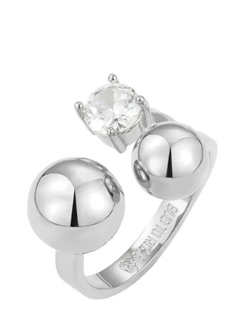 Bud to rose | Brea Crystal Ring Gold | ONE SIZE