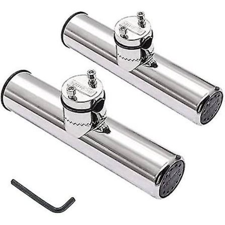Sett med 2 360 Graders Stål Fiske Stang Holdere For Montering På 18mm-26mm Skinner