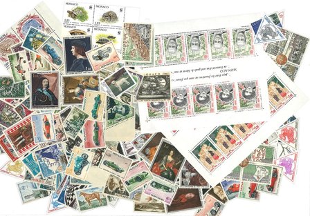 Monaco 1948-1994 - YT kat. værdi EUR 280 - Frimærkepakke - Postfrisk