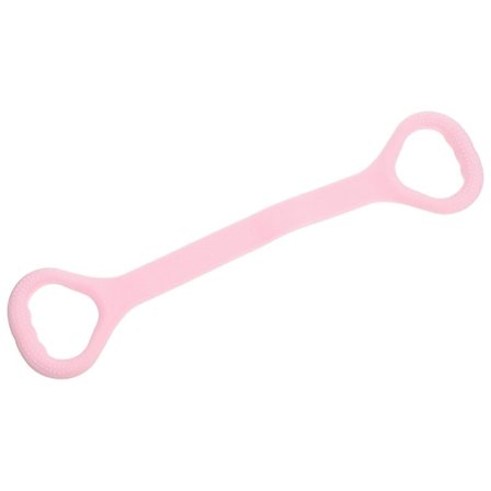 Vastuskuminauha kahvalla, joustavat kuntoilunauhat kotikuntoiluun, pinkki