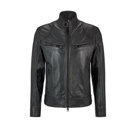 Boss Leather Jakke Sort, Herre