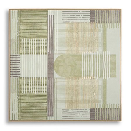 Canvas-taulu kehyksillä – 60x60 cm, neutraalit värit