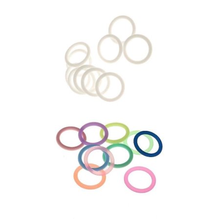 20x Silikon Baby Sutteholder Adapter O-Ring Dummy Ring Ring