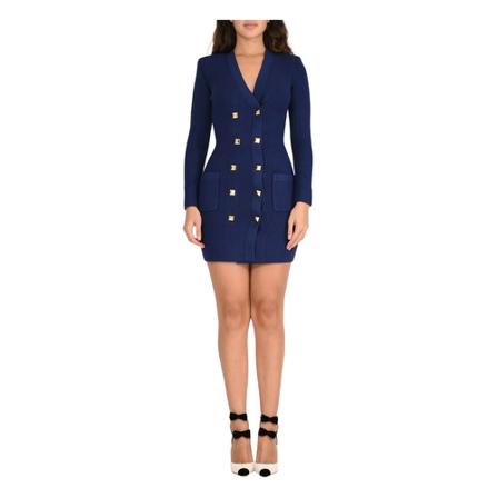 Elisabetta Franchi Short Kjole Blå, Dame