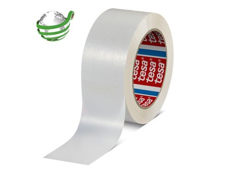 TESA Packtejp 60418 PET 50mmx132m vit - Lyreco - Emballage och lagerutrustning - Packtejper - Packtejp övriga