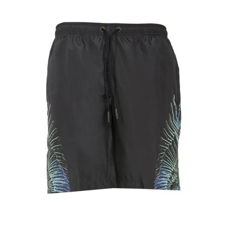 Marcelo Burlon Wings Swimsuit Sort, Herre Badeshorts