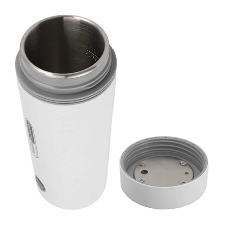 Reiseelektrisk Vannkoker 350ml Mini Bærbar Vannkoker i Rustfritt Stål for Kaffe Te 220V