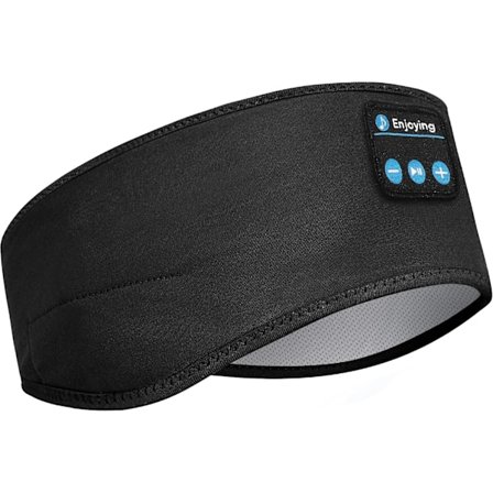 Søvnhovedtelefoner Bluetooth sportshovedbånd, trådløse sportshovedtelefoner med ultratynde HD-stereo højttalere Perfekt til træning, jogging, yoga, 