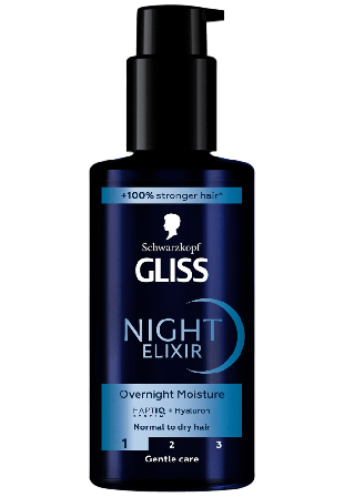 GLISS Night Elixir Overnight Moisture Inpackning & behandling Dam 100ML