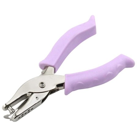 Enkelt Hul Punch Hul Punch Papir Hulmaskine Kraftig Enkelt Hul Punch Hulmaskiner Papir Punch Bærbar Håndholdt blå