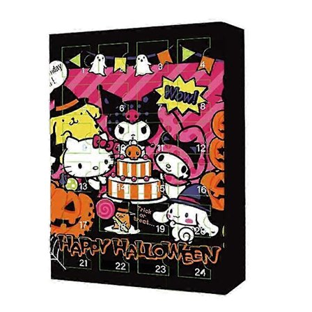 2025 Halloween Adventskalender, Halloween 24-dagers nedtellings adventskalender blindboks
