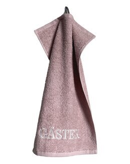 Gästhandduk med brodyr Rosa - Classic Textiles