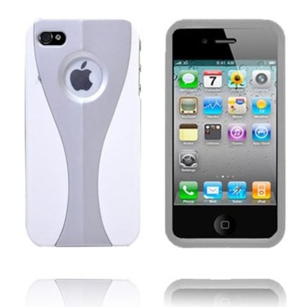 iCurve Snap-On (Silver) iPhone 4S Skal