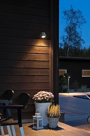 Jotex - TRIESTE vägglampa Mörkgrå - Köp Utebelysning hos Jotex