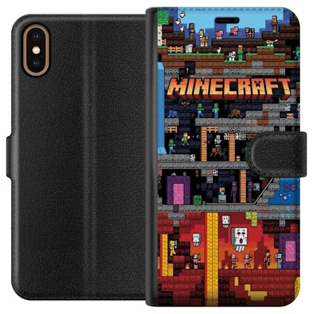 Yhteensopiva Lompakkokotelo Apple Apple iPhone XS Minecraft