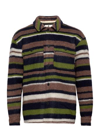 Akkarsten Stribe Overshirt Overshirts Monivärinen/Kuvioitu Anerkjendt