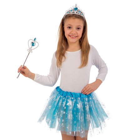 Jääprinsessa Lasten Naamiaisasu