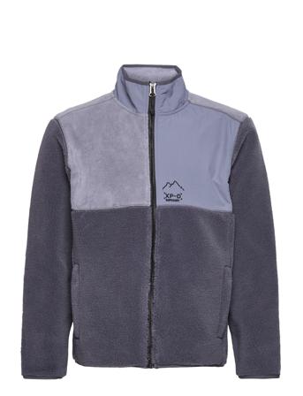 Code Xpd Borg Jacket Sweatshirts & Hoodies Fleeces & Midlayers Multi/mønstret Superdry
