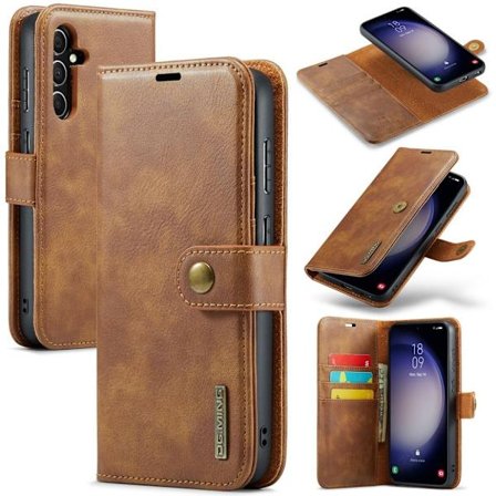 DG.MING Samsung Galaxy S25 Wallet Cover - Brown
