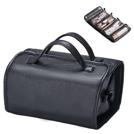 Luksus sminkeveske med avtakbare rom - Svart